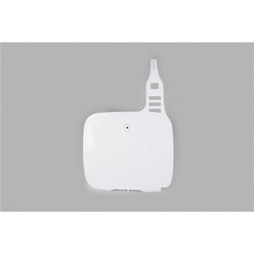 UFO YAMAHA FRONT NO. PLATE YZ125/490 87-91 WHT