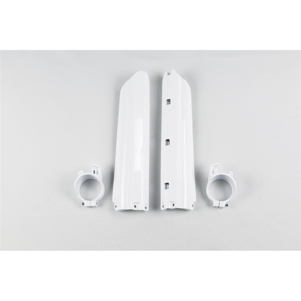UFO YAMAHA FORK SLIDER PROTECTORS YZ125/250 91-95 WHT (WAS 2838045)