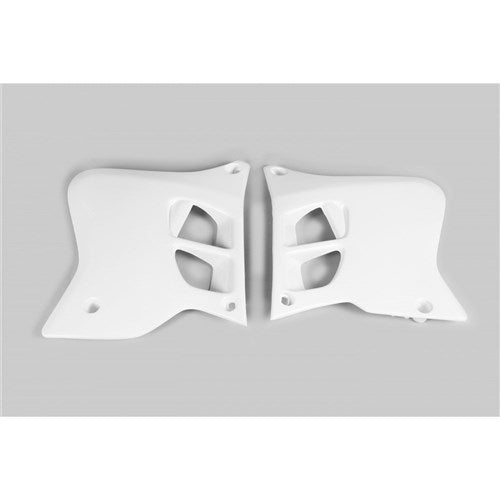 UFO YAMAHA RADIATOR SHROUDS YZ125/250 93-95 WHT