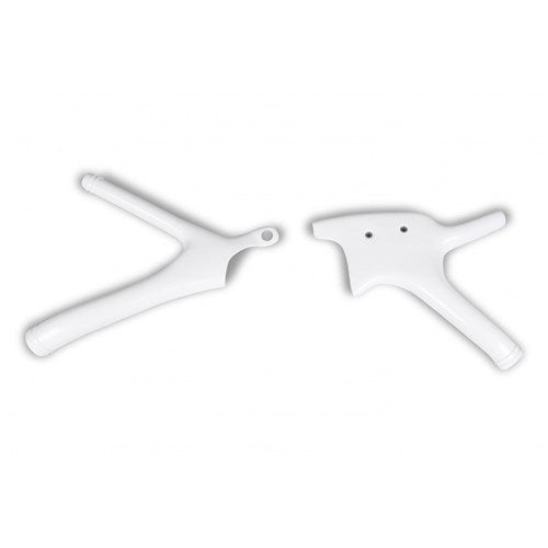 UFO YAMAHA FRAME GUARDS YZ125/250 93-96 WHT