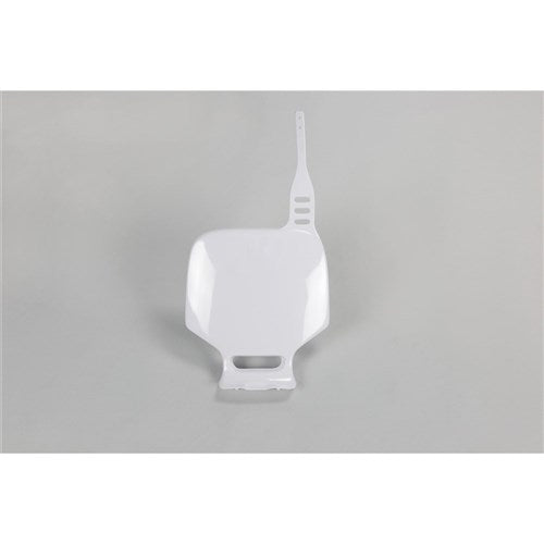 UFO YAMAHA FRONT NO. PLATE YZ80 93-01/85 02-14 WHT