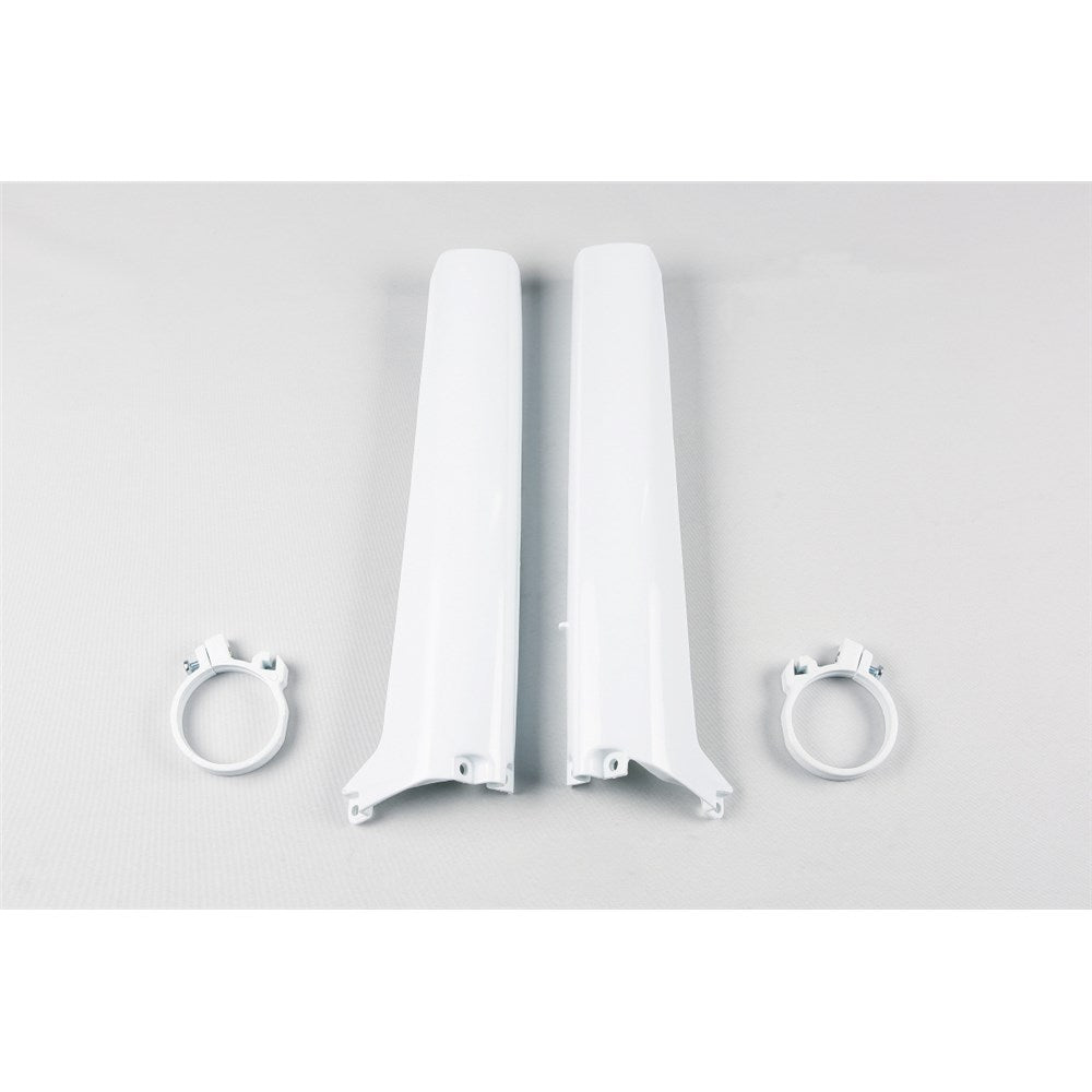 UFO SUZUKI FORK SLIDER PROTECTORS RM125/250 92-95 WHT