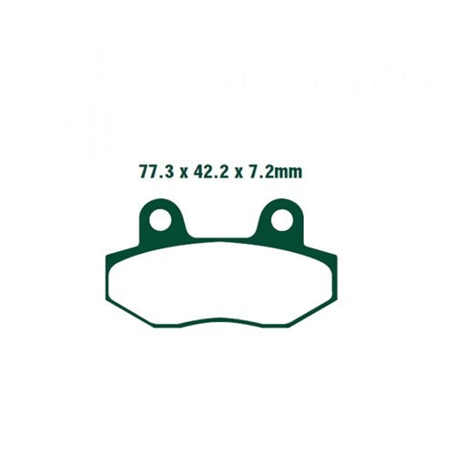 NISSIN BRAKE PADS 2P-205 SS (FA86 / FDB312 / DP111)