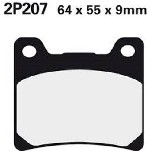 NISSIN BRAKE PADS 2P-207 NS ( FA88 / FDB337 / DP404)