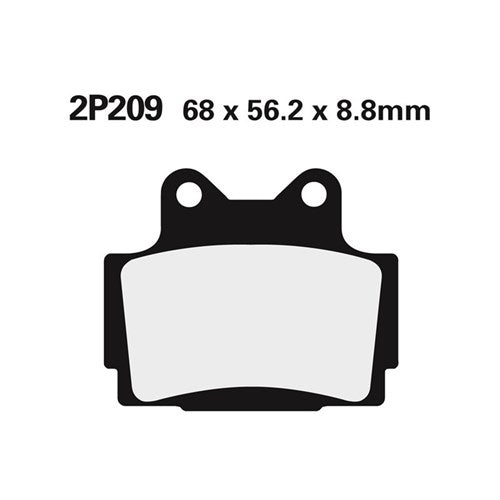 NISSIN BRAKE PADS 2P-209 NS/SS (FA104 / FDB386 / DP407)