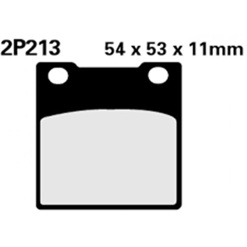 NISSIN BRAKE PADS 2P-213 NS (FA63 / FA161 / FDB338 / DP318)