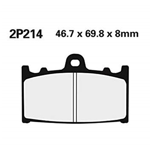 NISSIN BRAKE PADS 2P-214 NS (FA158 / FDB574 / DP317)