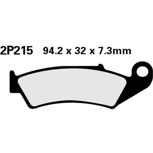 NISSIN BRAKE PADS 2P-215 GS H.D (2P-217) (FA125 / FDB338 / DP814 # [ONC01]