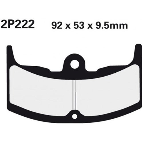 NISSIN BRAKE PADS 2P-222 SS ( FA80 / FDB310 / DP106)