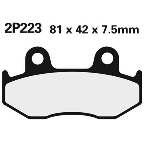 NISSIN BRAKE PADS 2P-223 SS (FA92 / FDB382 / DP114)