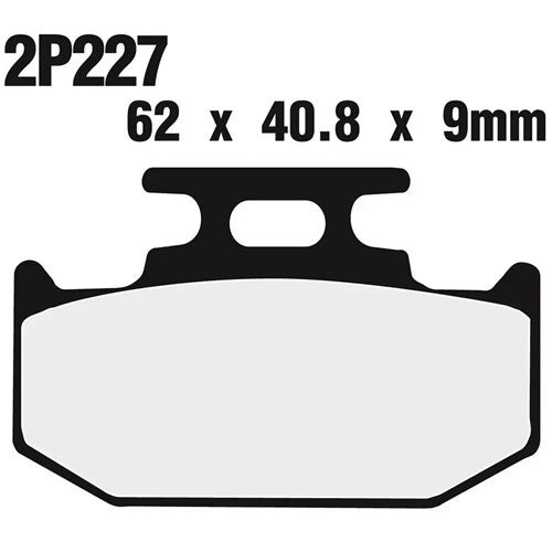 NISSIN BRAKE PADS 2P-227 GS H.D. (FA152 / FDB659 / DP315) # [ONC01]
