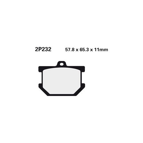 NISSIN BRAKE PADS 2P-232 SS ( FA34 / FDB177 / DP401)