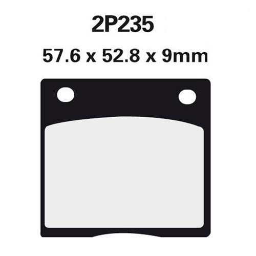 NISSIN BRAKE PADS 2P-235 NS/SS ( FA36 / FDB151 / DP203)