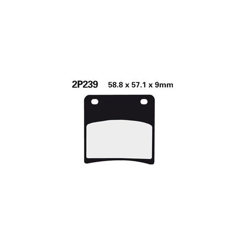 NISSIN BRAKE PADS 2P-239 NS/SS (FA146 / FDB569 / DP212)