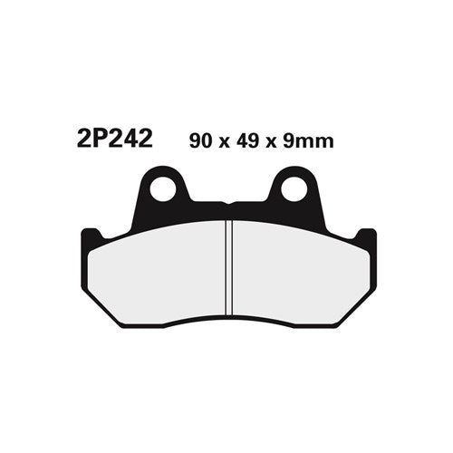 NISSIN BRAKE PADS 2P-242 NS/SS 2P-201 (FA069/2 / FDB244 / DP104)