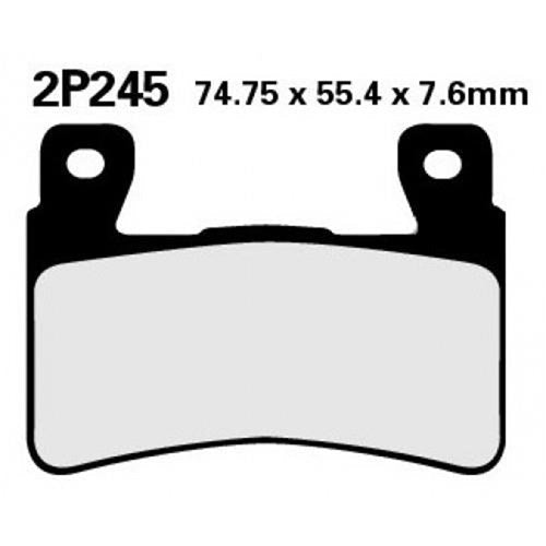 NISSIN BRAKE PADS 2P-245 ST SINT (FA296 / FDB2114 / DP127)