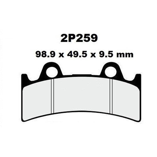 NISSIN BRAKE PADS 2P-259 NS/SS (FA190 / FDB864 / SDP416)