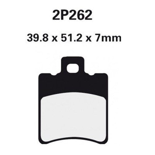 NISSIN BRAKE PADS 2P-262 SS (FA193 / FDB680 / DP633)