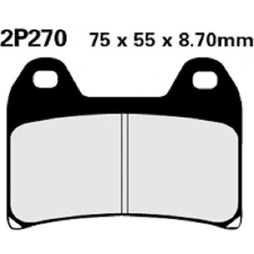 NISSIN BRAKE PADS 2P-270 ST SINT (FA244 / FDB2042 / DP630)