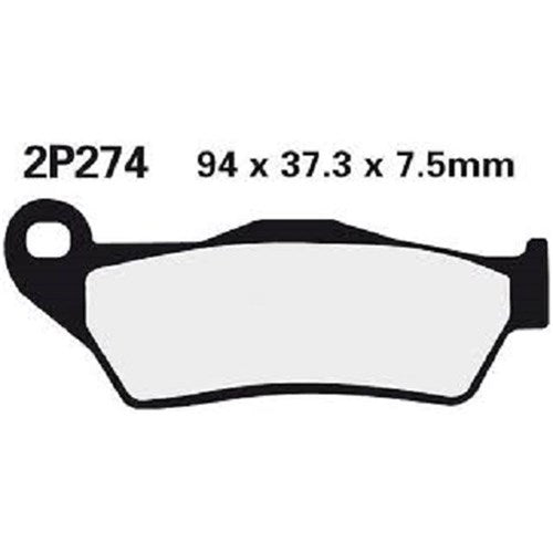 NISSIN BRAKE PADS 2P-274 ST-MX SINT (FA181 / FA245 / FDB2018 / DP995 / DP617) [SPC01]