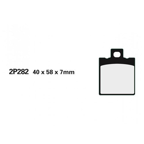 NISSIN BRAKE PADS 2P-282 NS (FA47 / FDB207 / DP601)