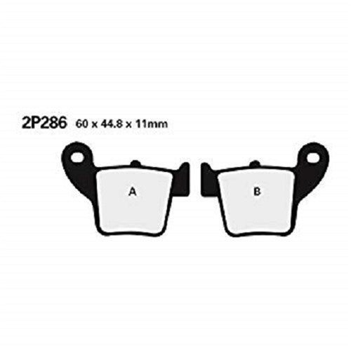 NISSIN BRAKE PADS 2P-286 ST SINT (FA346 / FDB2139 / DP921)