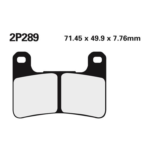 NISSIN BRAKE PADS 2P-289 ST SINT (FA379 / FDB2178 / DP947) [SPC01]