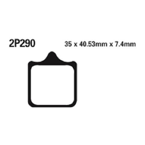 NISSIN BRAKE PADS 2P-290 ST SINT (FA322 / FDB2120 / DP638)