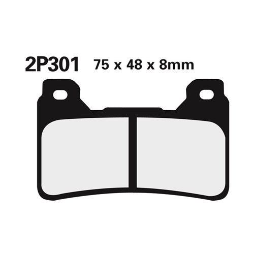 NISSIN BRAKE PADS 2P-301 ST SINT (FA390 / FDB2181 / DP950) [SPC01]