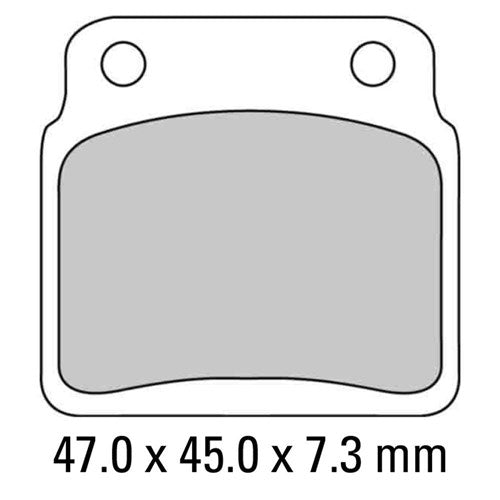 NISSIN BRAKE PADS 2P-302 ST SINT (FA137 / FDB2016 / DP817)