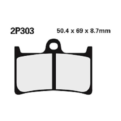 NISSIN BRAKE PADS 2P-303 ST SINT (FA380 / FDB605 / SPD418)