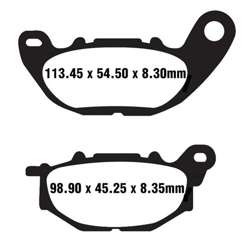 NISSIN BRAKE PADS 2P-368 ST SINT (FA663 / FDB2280 / DP552)