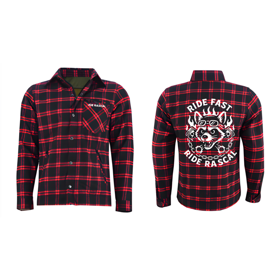 Joe Rascal Kevlar Riding Flannel Jacket – Ride Fast, Ride Rascal