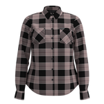 H-D® Women's Standard Buffalo Plaid Long Sleeve Shirt – Dusty Mauve & Harley Black