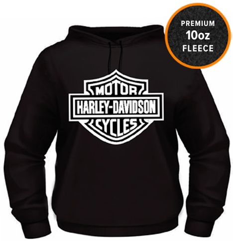 Harley-Davidson Men’s Bar & Shield Hoodie – Black | 10oz Premium Fleece | Exclusive Joe Rascal Back Print