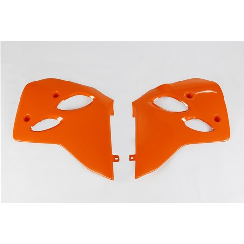 UFO KTM RADIATOR SHROUDS 350/400/620 93-95 ORG (WAS 3036126)