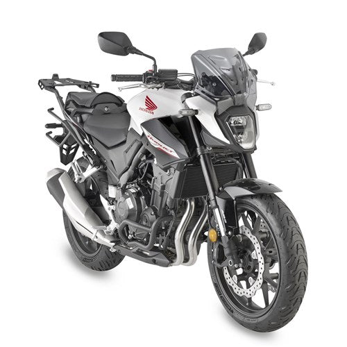 GIVI WINDSCREEN ONLY SMOKED - SUZUKI GSX-8S 23-25 (NEEDS FITTING KIT A3126A) GSXS1000 21-25 (NEEDS FITTING KIT A3122A) HONDA CB500 24-25 (NEEDS FITTING A1206A)