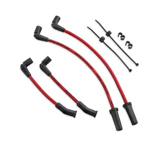 Screamin' Eagle 10MM Phat Spark Plug Wires - Red