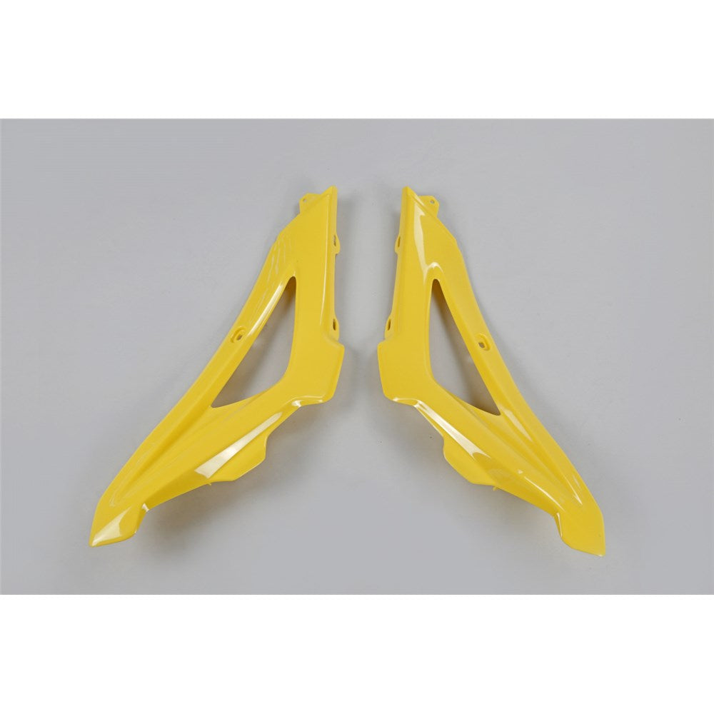 UFO HUSQVARNA UPPER RADIATOR SHROUDS CR/WR 06-13/ TC/TE 250/450 05-07 YEL