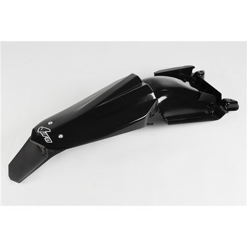 UFO HUSQVARNA REAR FENDER WITH T/LIGHT TC/TE250/310 08-13/450/510 08-10 BLK