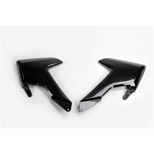 UFO HUSQVARNA RADIATOR SHROUDS TC/FC 16-18 TE/FE 17-18 NO TC250-16 BLK