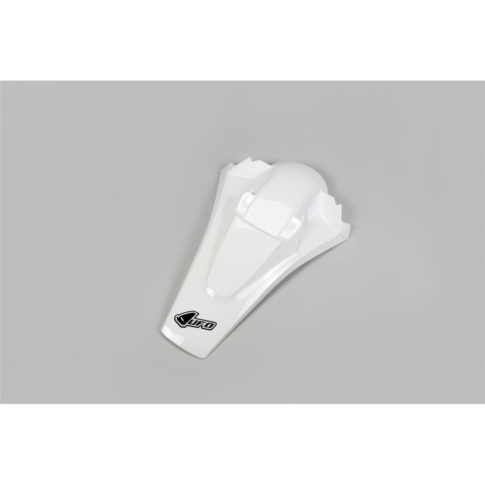 UFO HUSQVARNA REAR FENDER WITH LUGS TE/FE 17-18 WHT