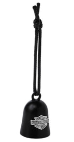 Harley-Davidson® Engraved Bar & Shield Logo Ride Bell (Black Finish) – 34M00024