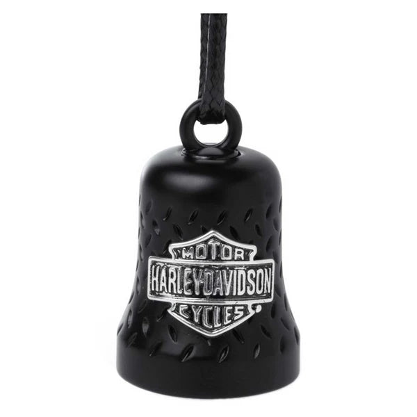Harley-Davidson ® HD Engraved Silver Willie G Skull Logo Ride Bell – With Tie (34M00026)
