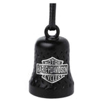 Harley-Davidson ® HD Engraved Silver Willie G Skull Logo Ride Bell – With Tie (34M00026)