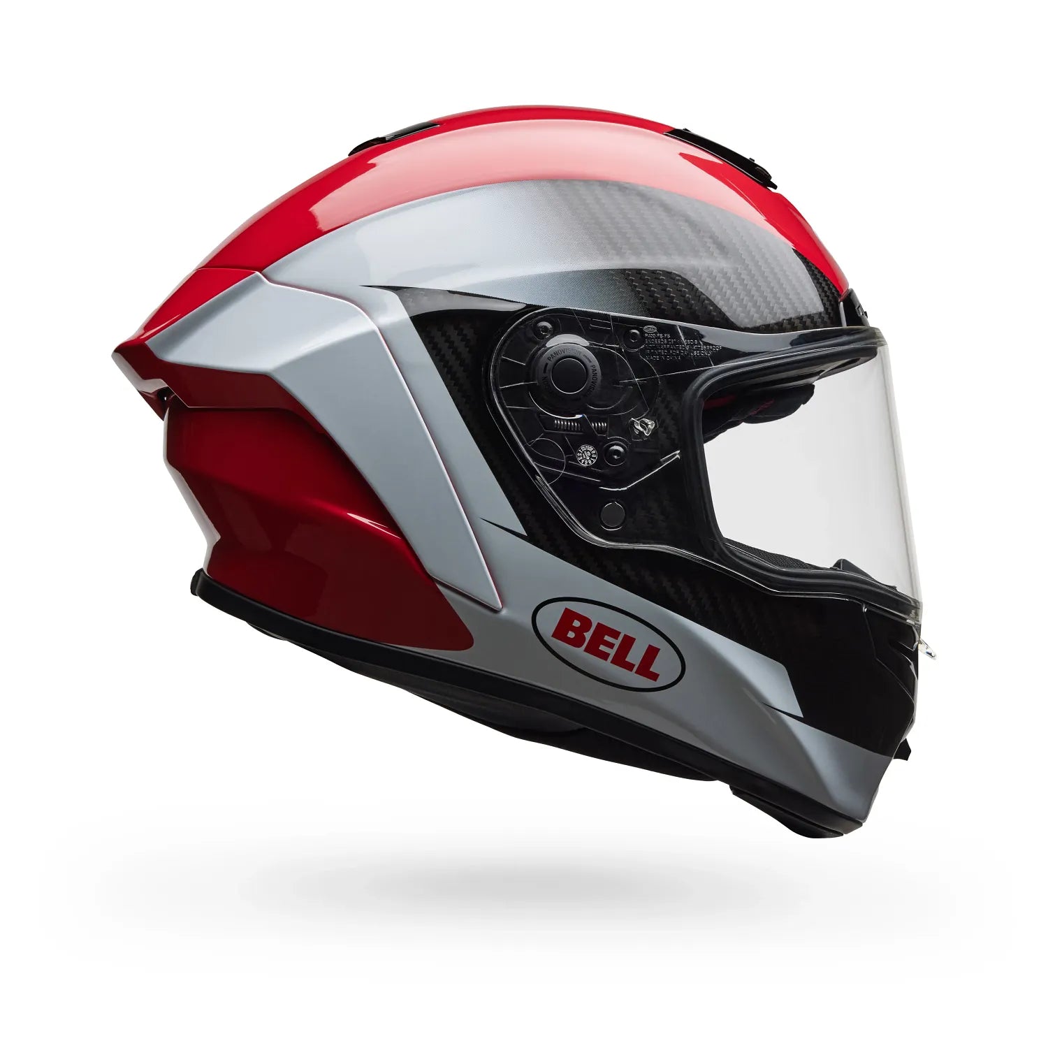 Bell Helmets – Race Star DLX Flex Full-Face Helmet – Corsa Gloss Red/White
