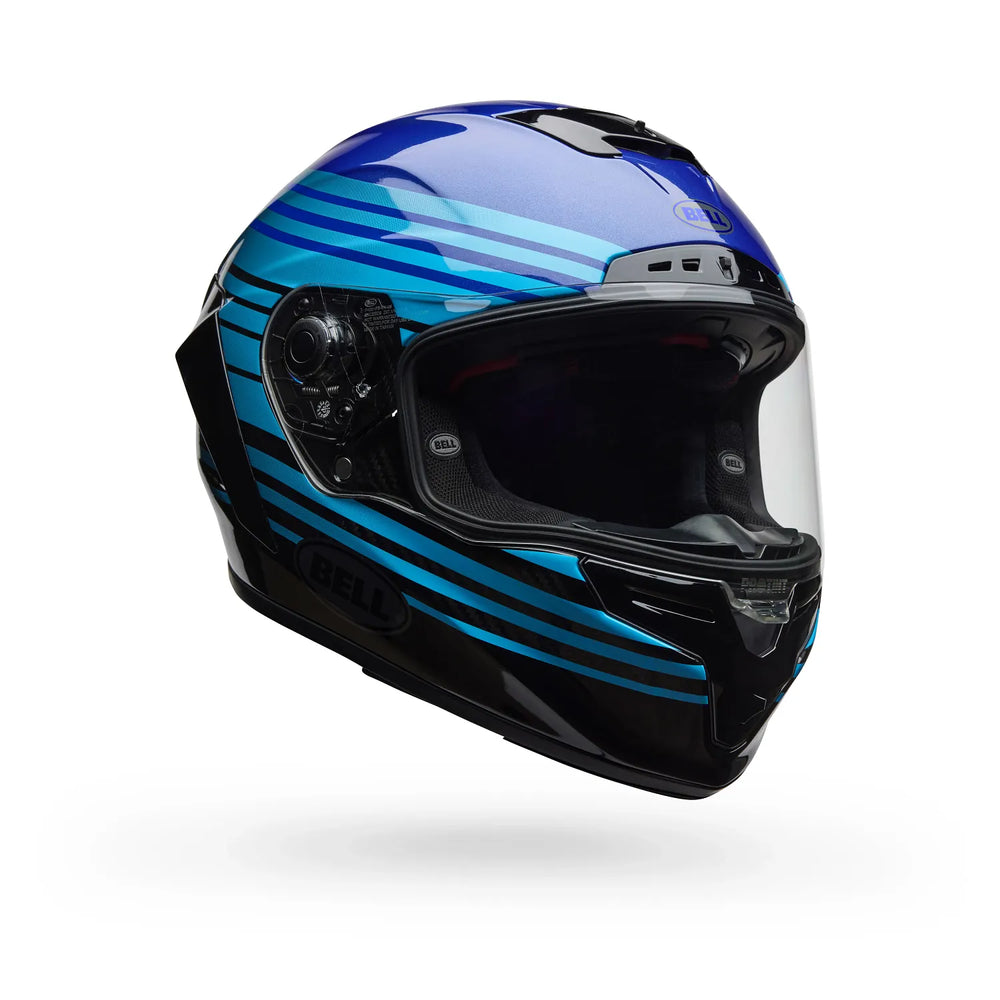Bell Helmets – Race Star DLX Flex Full-Face Helmet – Dash Blue/Black Carbon