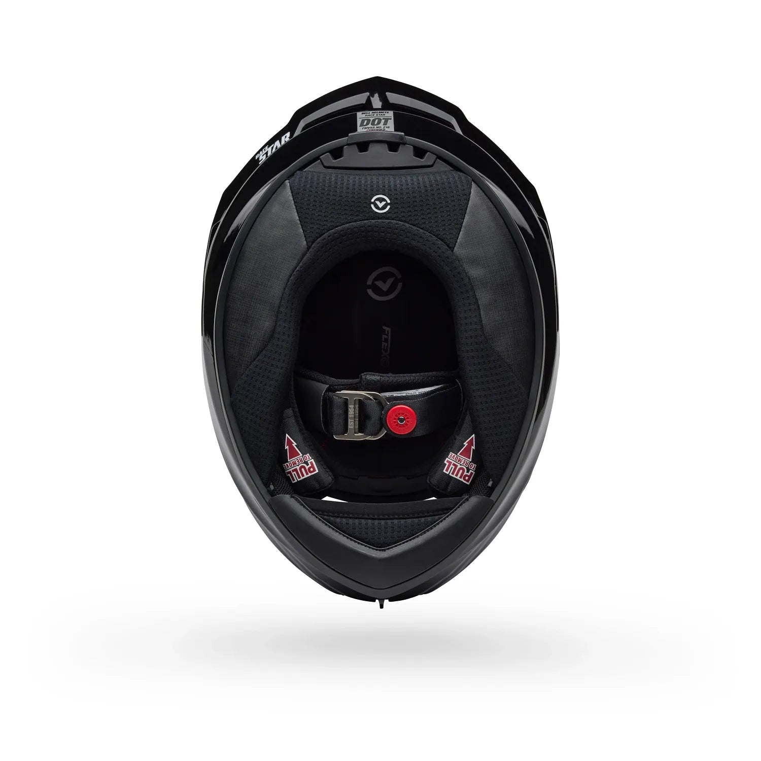 Bell Helmets - Race Star DLX Flex Full Face Helmet White/Black - Premium Carbon