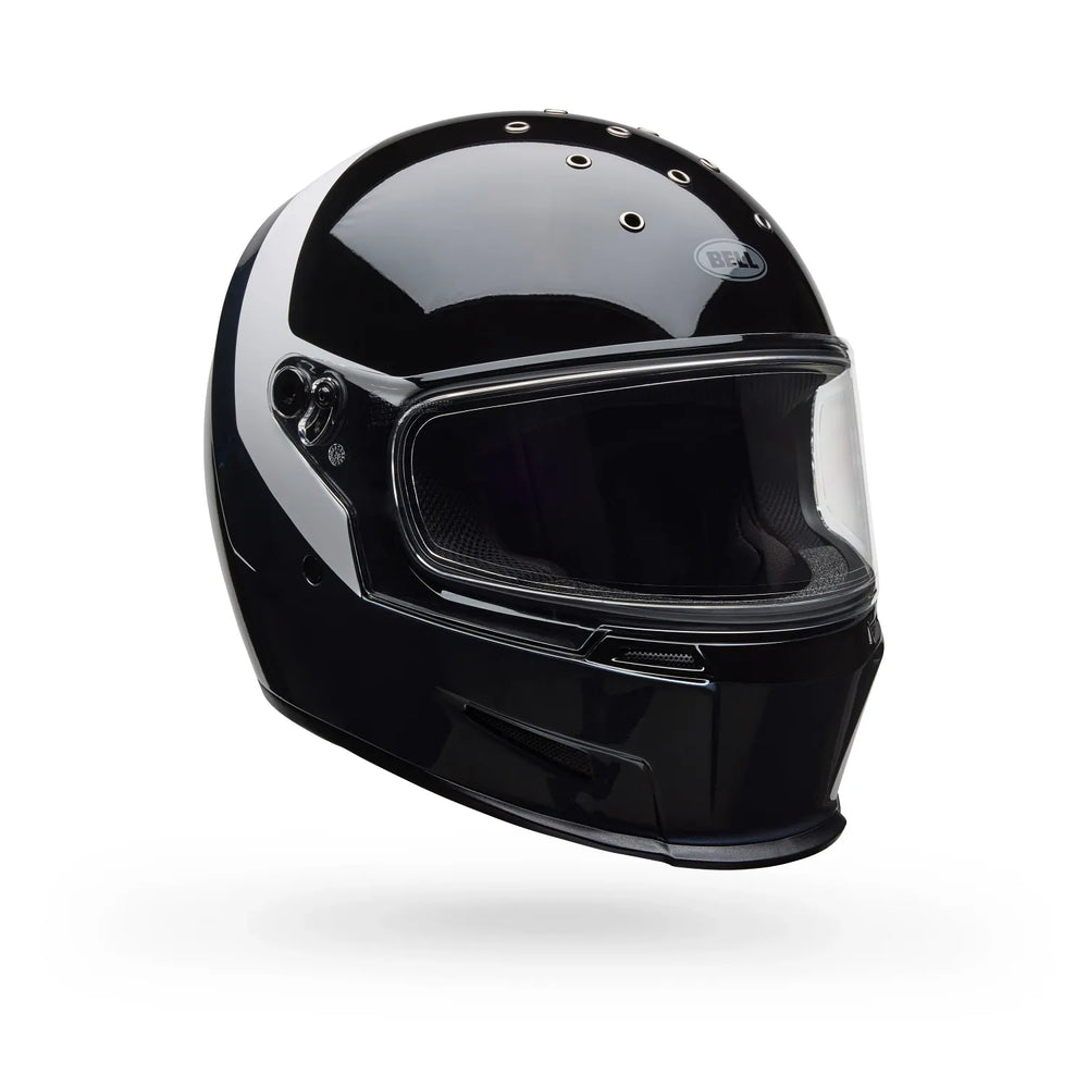 Bell Helmets – Eliminator Menace Full Face Helmet – Gloss Black/White