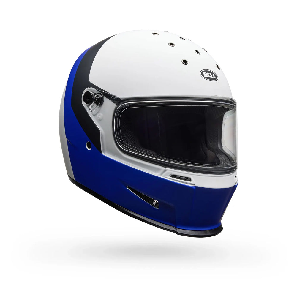 Bell Helmets – Eliminator Menace Full Face Helmet – Matte Blue/White
